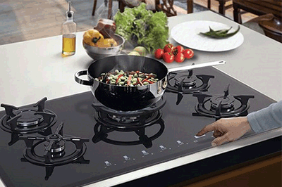 اجاق گاز شیشه ای اسان جهاز
