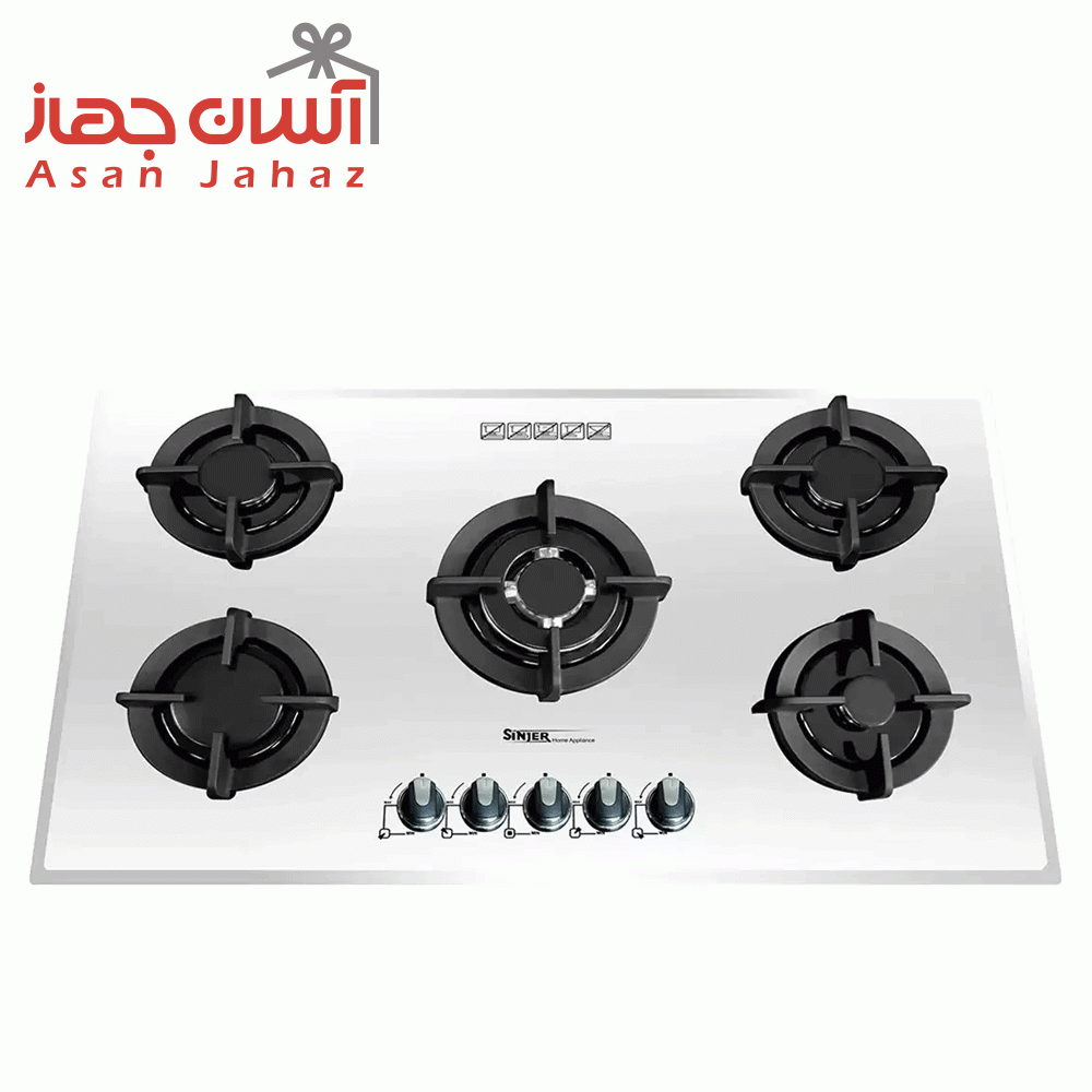 اجاق گاز صفحه ای سینجر مدل SDG 515 W اجاق گاز صفحه ای سینجر مدل SDG 515 W