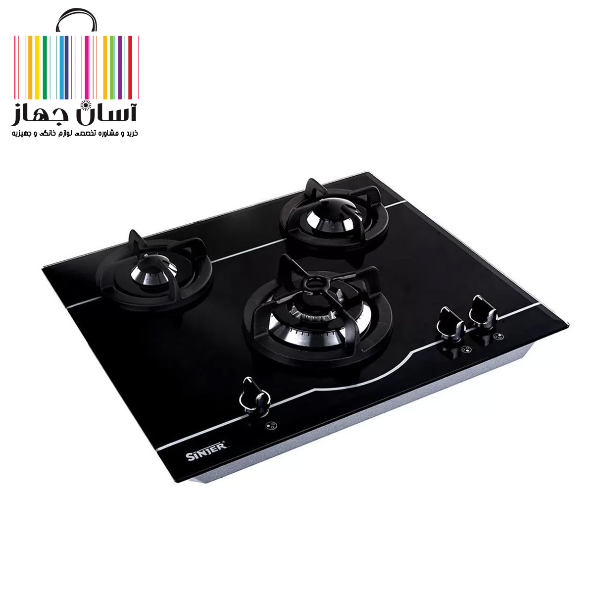 اجاق گاز صفحه ای سینجر مدل SDG 301 W