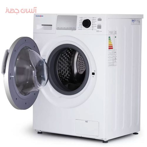 ماشین لباسشویی پاکشوما مدل WFI-84437 WT ظرفیت 8 کیلوگرم