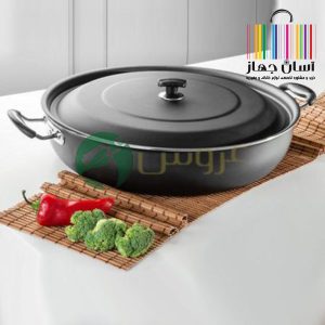 تابه دودسته درب فلزی عروس تفلون