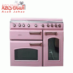 اجاق گاز 5 شعله امرسان مدل کلاسیک رنگ صورتی