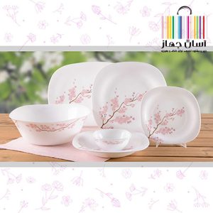 سرویس غذاخوری 28 پارچه پارس اوپال مدل Tuska 448