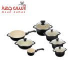 سرویس پخت و پز ۱۲ پارچه عروس مدل ویکتوریا