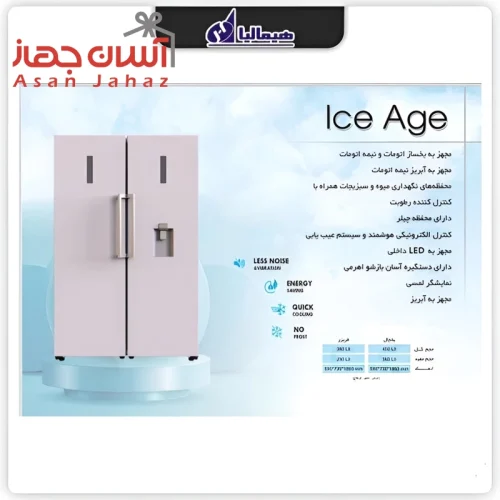 یخچال و فریزر دوقلو هیمالیا مدل آیس ایج