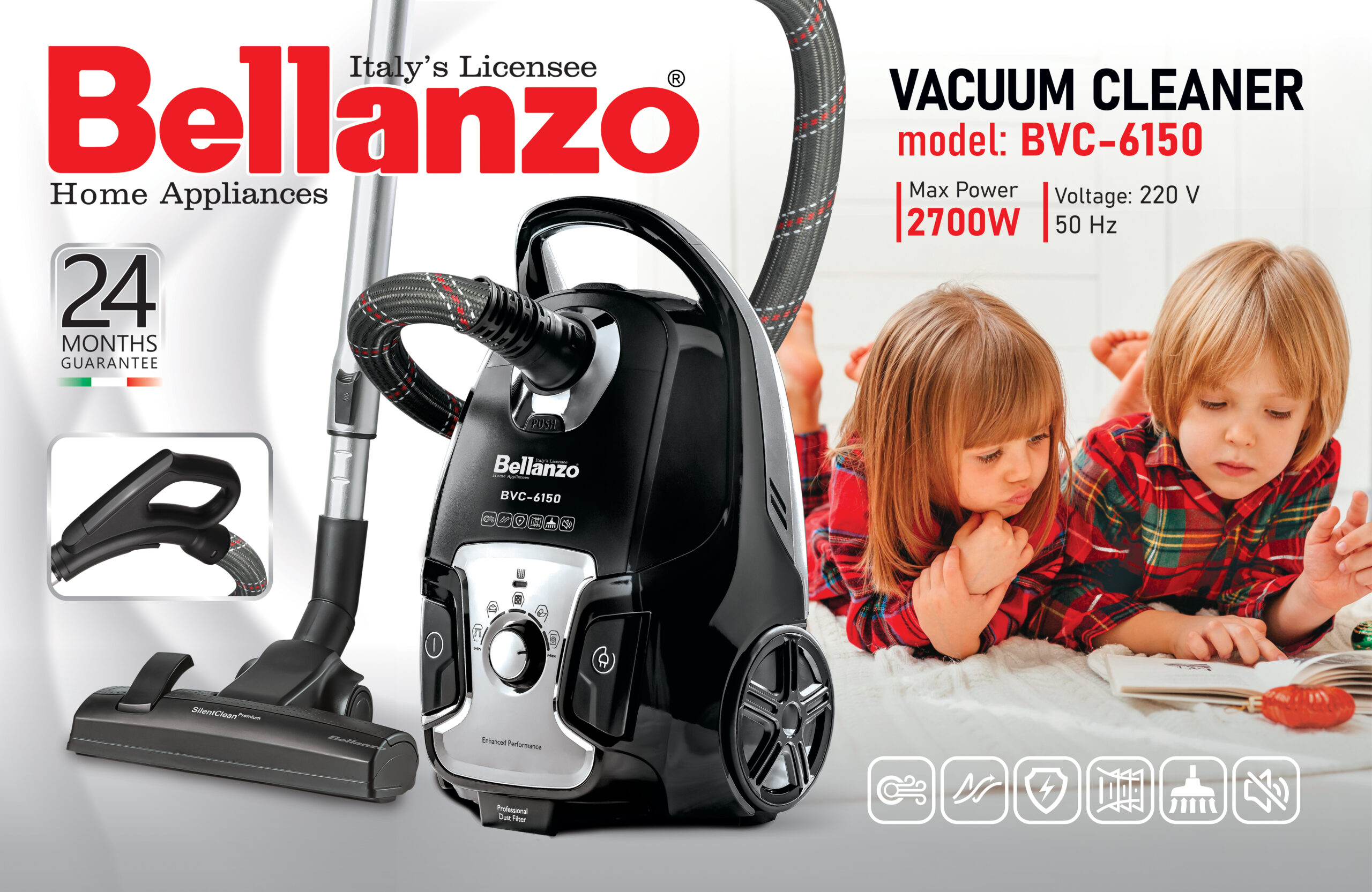 جاروبرقی بلانزو مدل 6150